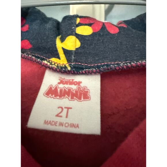 Disney Minnie Mouse pink toddler hoodie size 2T - Picture 5 of 10